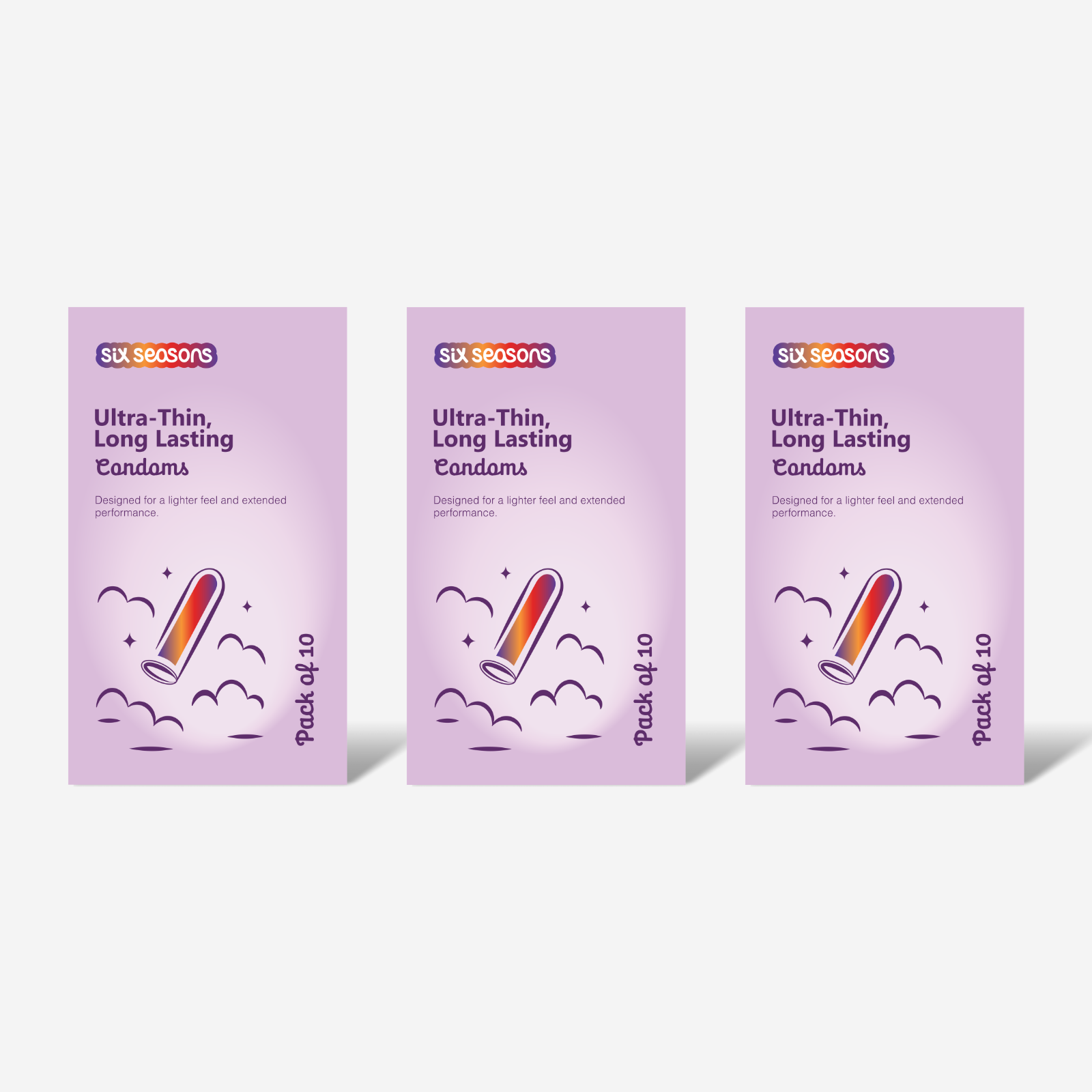 Ultra-Thin, Long Lasting Condoms with Benzocaine 4.5%